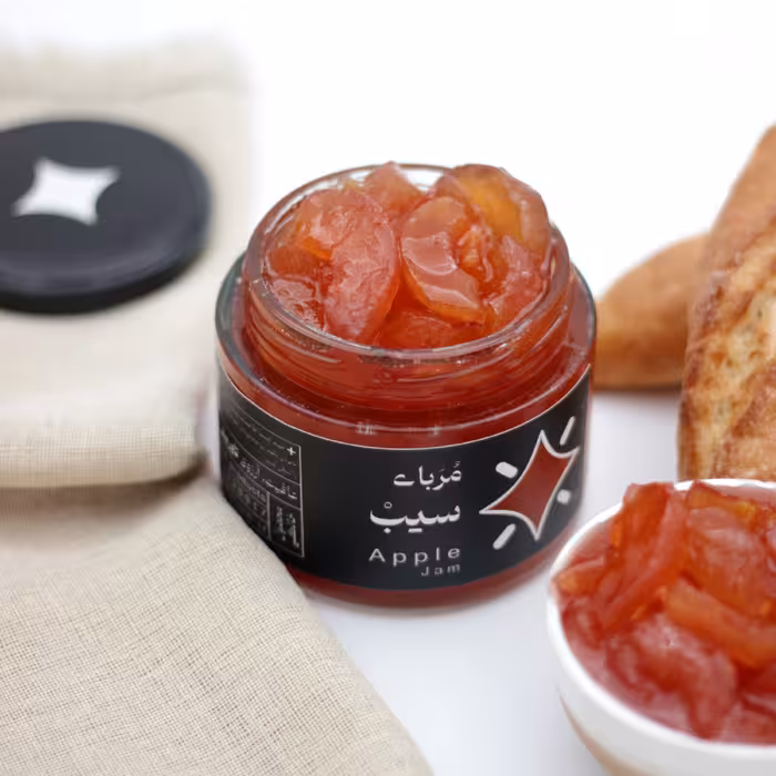 مربای سیب تازه خانگی-300گرمی-بدون نگهدارنده و افزودنی ، پس کرایه 