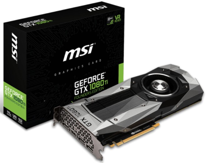 کارت گرافیک ام اس آی مدل جی تی ایکس 1080 تی آی فاندر ادیشن با حافظه 11 گیگابایت