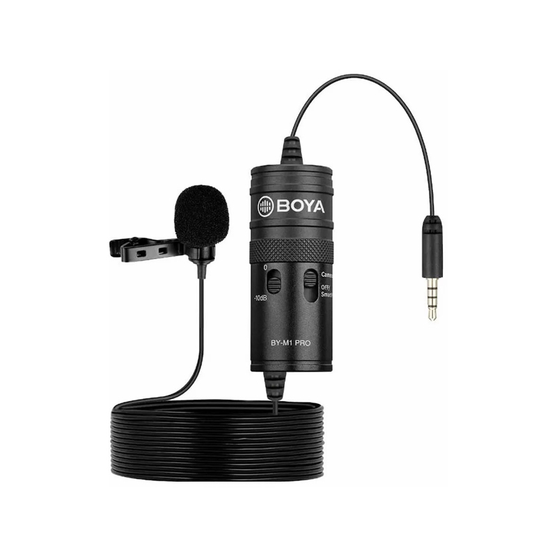 میکروفون یقه ای بویا مدل BY-M1 Pro - فروشگاه کارما آی‌تی