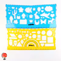 خط کش شابلون دار ژله ای پالمو