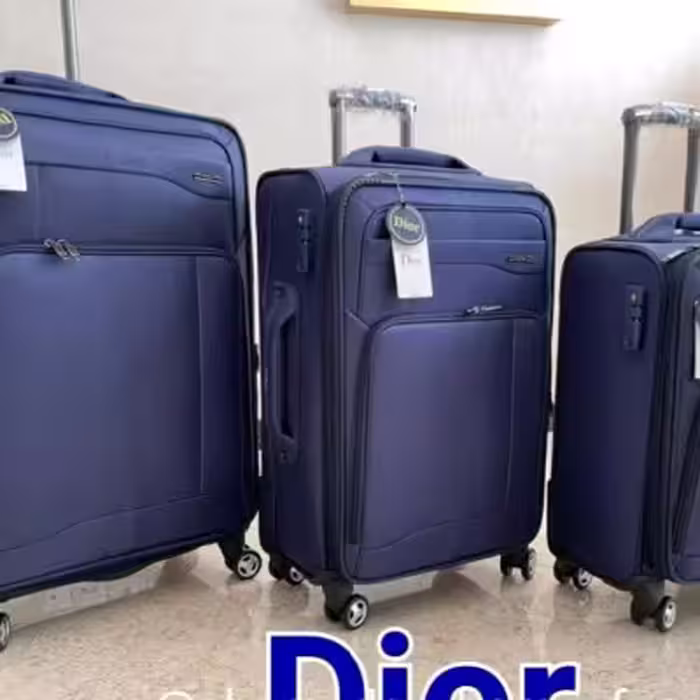 چمدان برزنتی دیور Dior ست 3 تایی