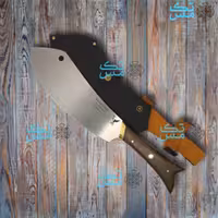 چاقوی سرآشپز مدل صربستانی طرح ماهی( المازان Almazan knife ) دسته ونگه سفارشی استاد منفرد