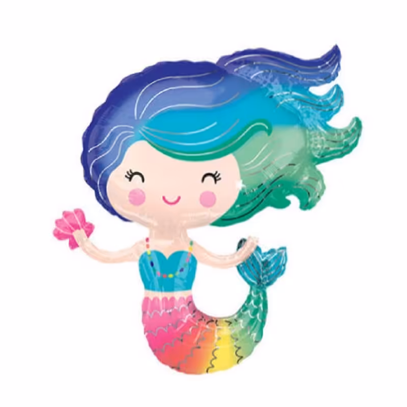 بادکنک فویلی پری دریایی