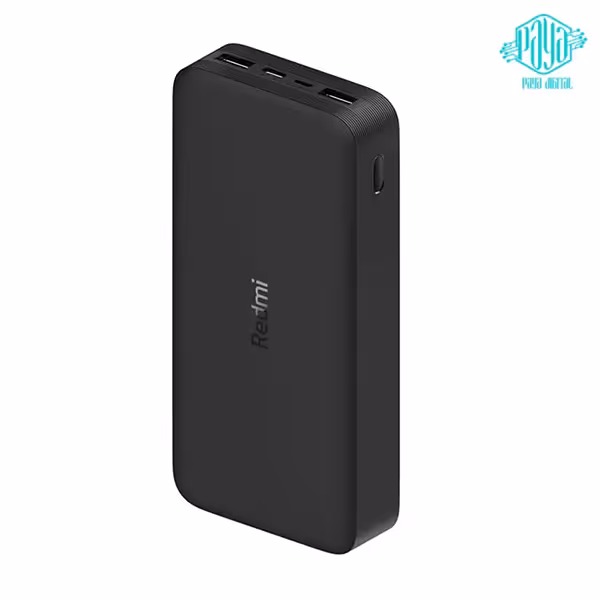 پاوربانک شیائومی مدل Redmi PB200LZM ظرفیت 20000 میلی آمپرساعت به همراه کابل تبدیل microUSB