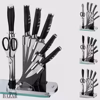 سرویس کارد 8 پارچه آشپزخانه مدل پروانه یونیک 5100