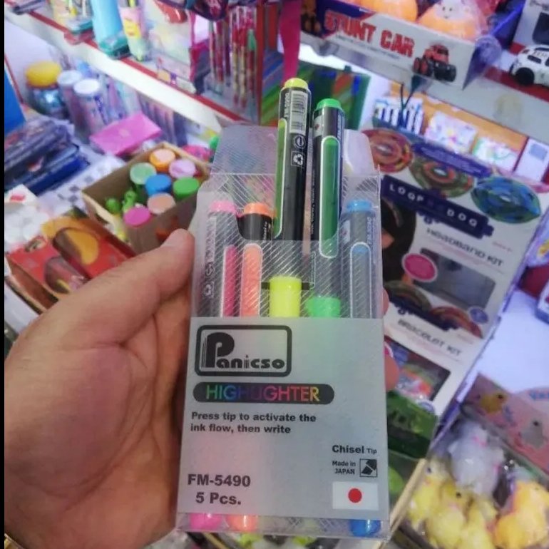 بسته 5عددی ماژیک هایلایتر مایع(علامت زن) پیکاسو مارک معتبر و عالی