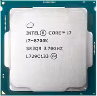 پردازنده تری اینتل مدل Core i7-8700K با فرکانس 3.7 گیگاهرتز