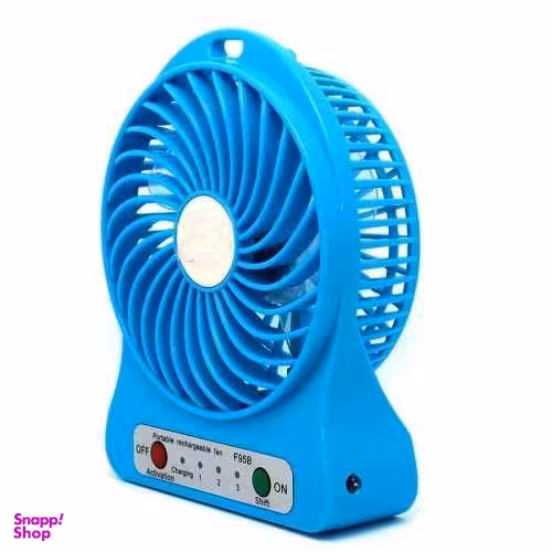 پنکه شارژی رومیزی چراغ قوه دار
