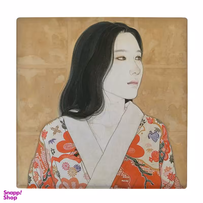 زیر لیوانی طرح پرتره بانوی ژاپنی کد 6085189_5079