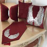 کاورکوسن بال فرشته مجموعه 3 عددی به همراه رانر 40در90