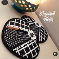 دستگیره قلبی جیب دار جنس کتان نخ 