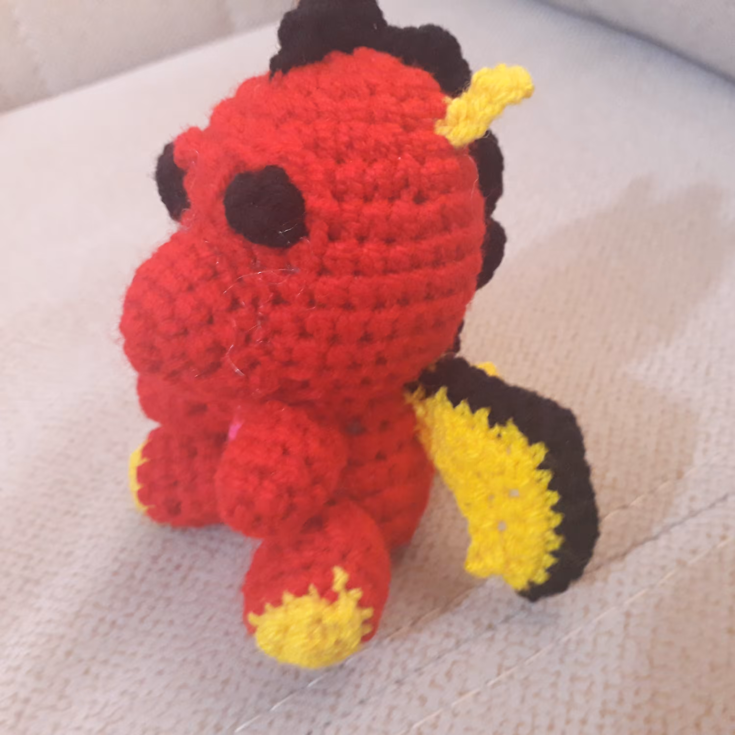 جا کلیدی عروسک بافتنی اژدها