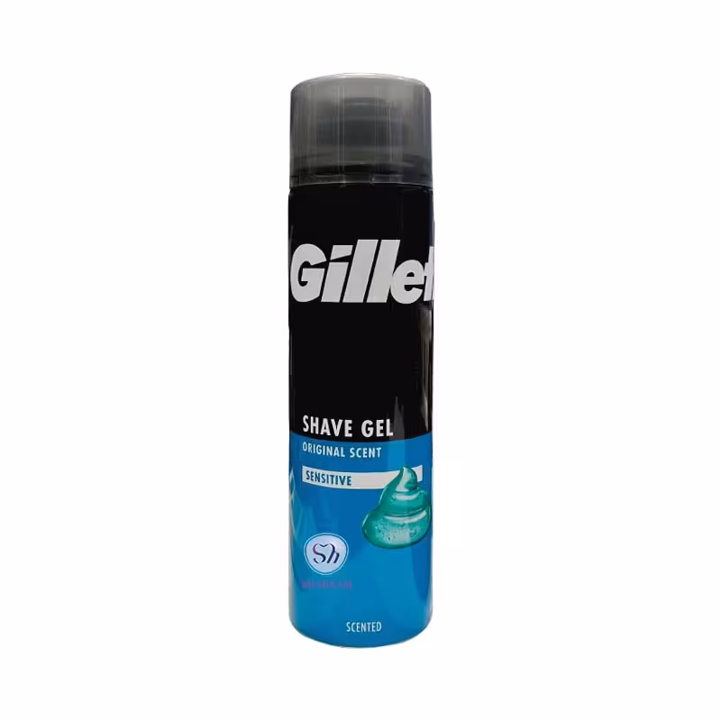 خرید |ژل اصلاح مردانه ژیلت مدل Sensitive حجم 200 میلی لیتر