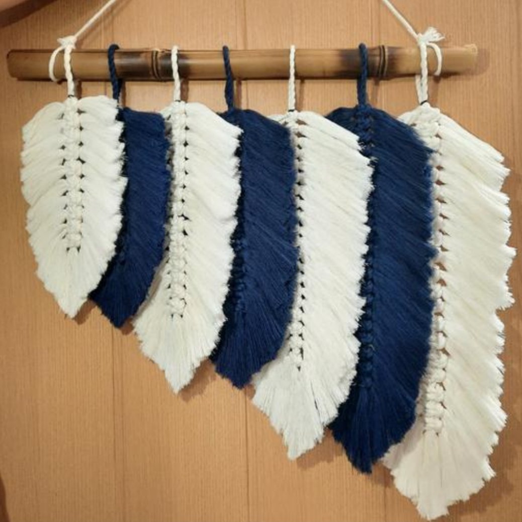 دیوارکوب مکرومه بافی طرح پانیذ