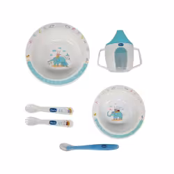 ست غذاخوری کودک آبی