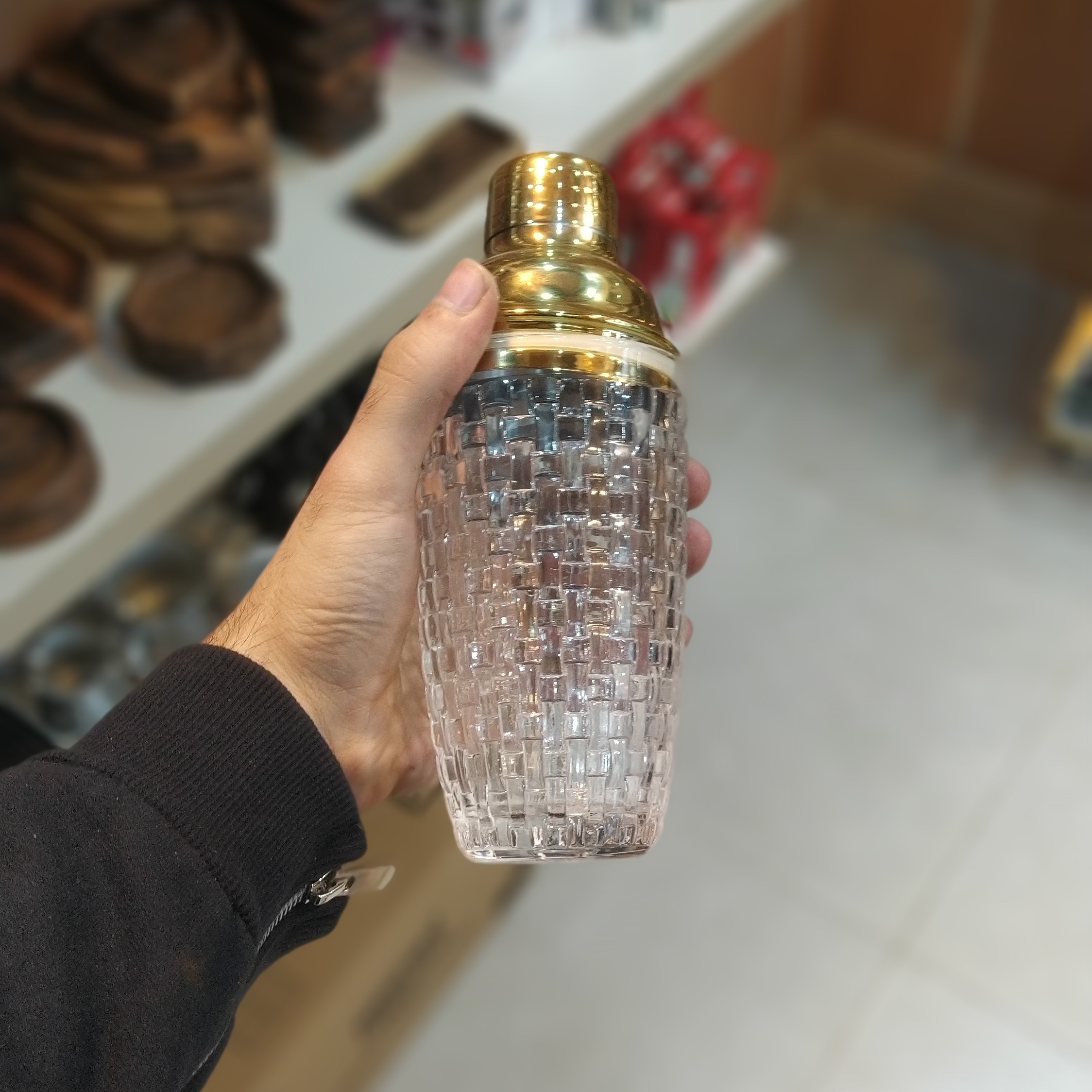 شیکر شیشه ای در فلزی 