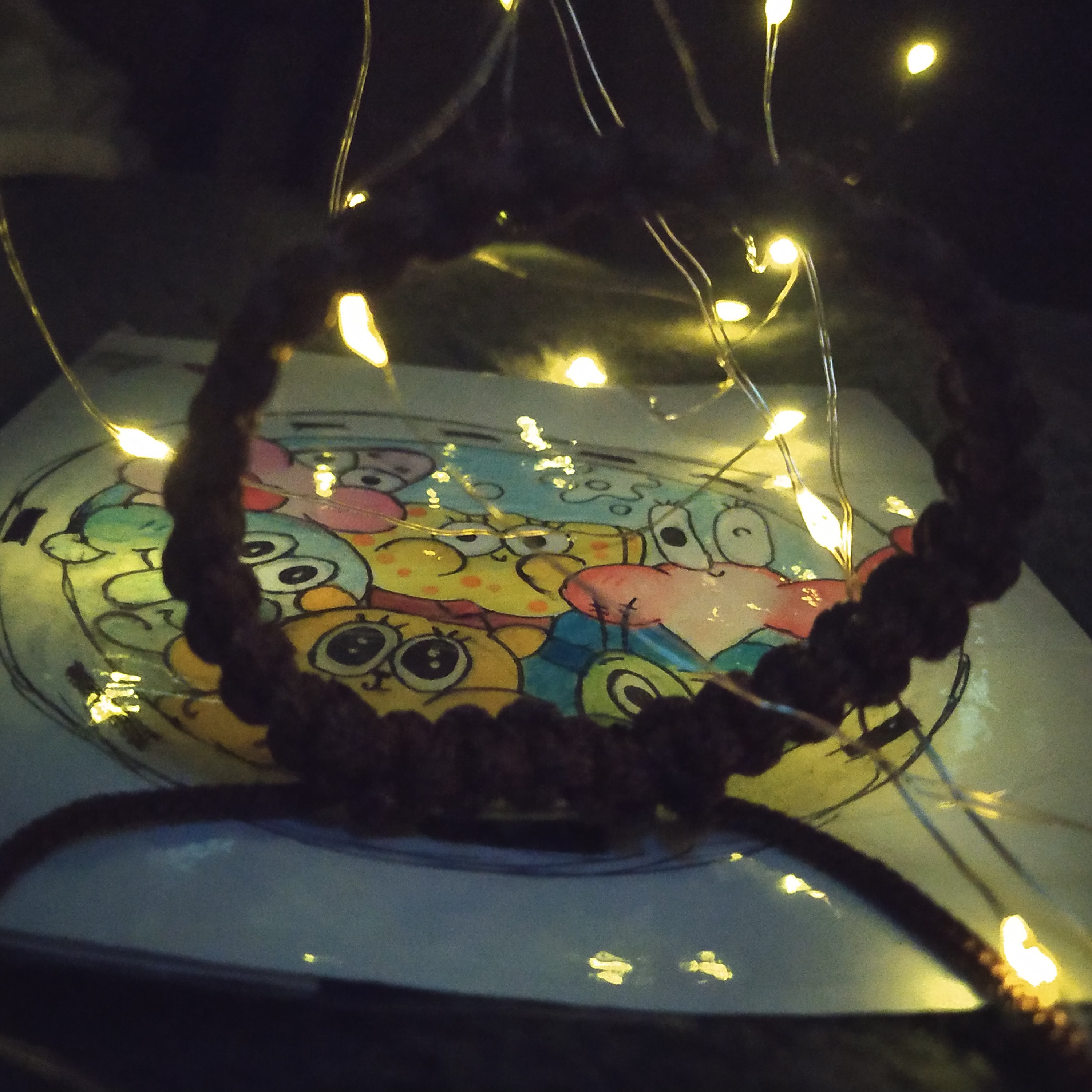 دستبند مکرومه بافی 