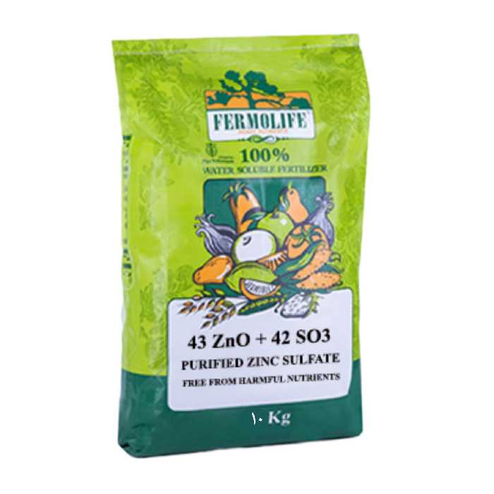 کود سولفات روی محلول تک عنصر (سلوزینک) Soluzinc (43 ZnO + 42 SO3)
 10 کیلوگرم 