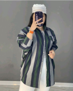مانتو اسپرت زنانه کتان نخ مدل 1073