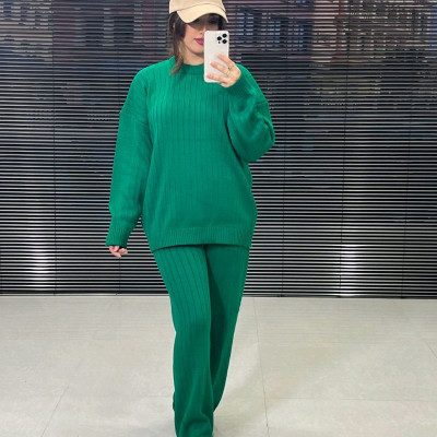 ست بلوز شلوار بافت