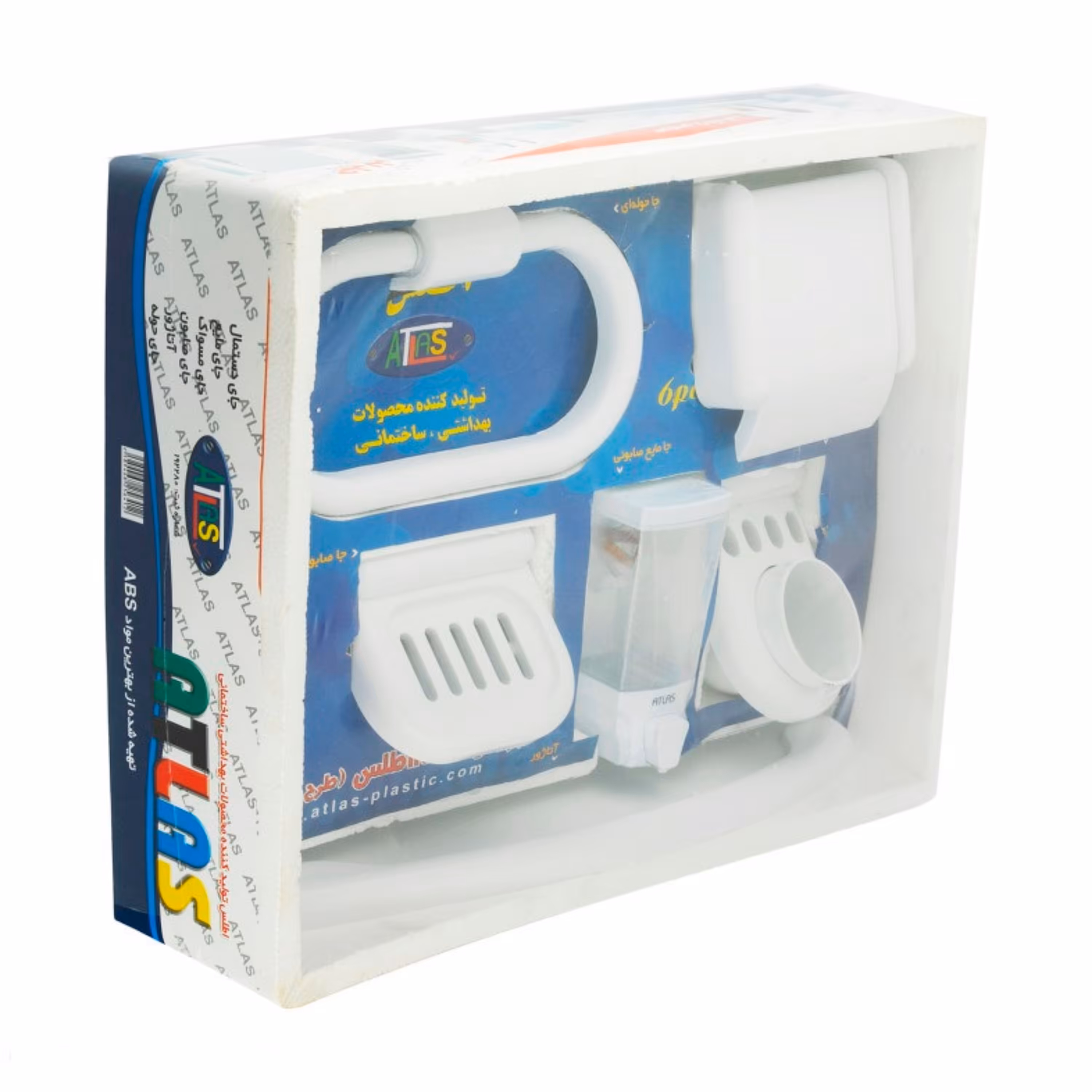ست سرویس بهداشتی 6 پارچه اطلس