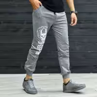 شلوار اسلش مردانه SUPREME ملانژ کشی فری سایز مناسب L XL 2XL
