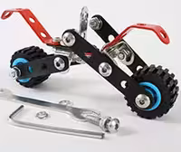 بازی ساختنی فلزی موتور سیکلت در 4 طرح