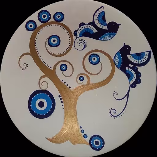 دیوارکوب نقاشی چشم زخم کد 14