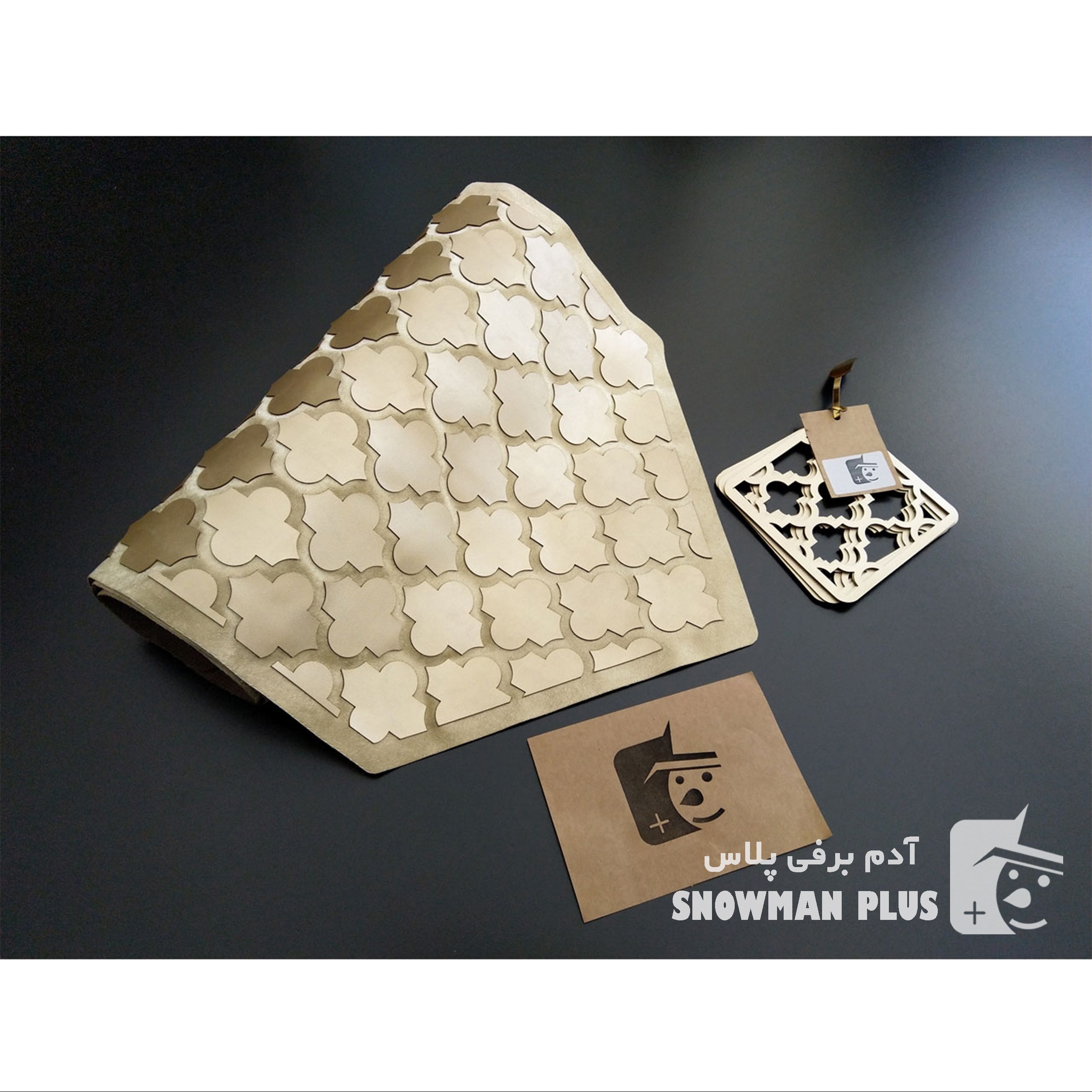 رانر پازل طرح الماس کد Rpuzzle6UG  سایز 40130 بهمراه زیرلیوانی  