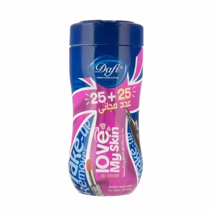 دستمال مرطوب پاک کننده آرایش مدل لاو دافی 