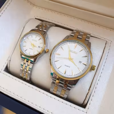 ساعت ست سیکو دو رنگ seiko