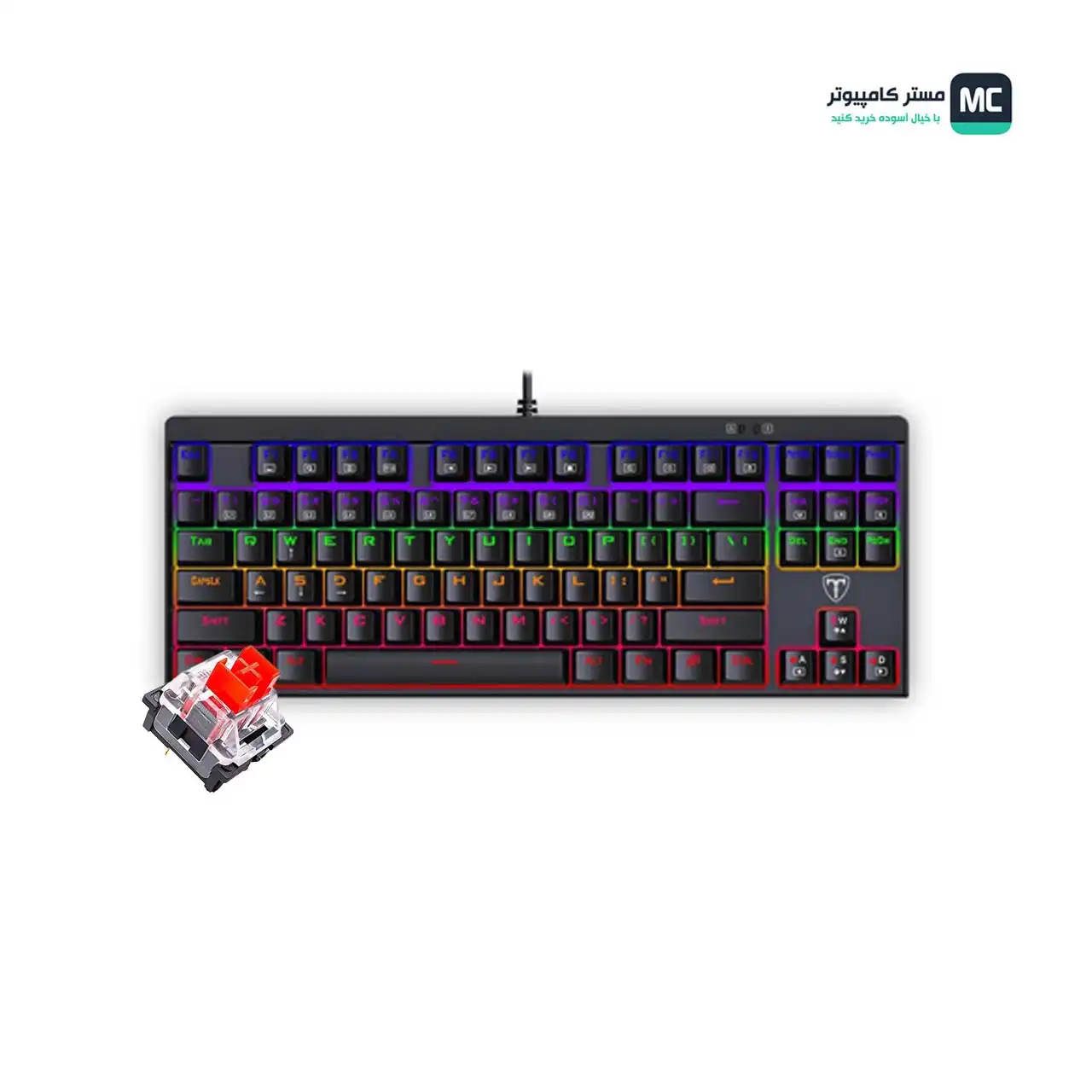 قیمت و خرید کیبورد تی دگر TGK302 Red Switch | مستر کامپیوتر | آسوده خرید کنید