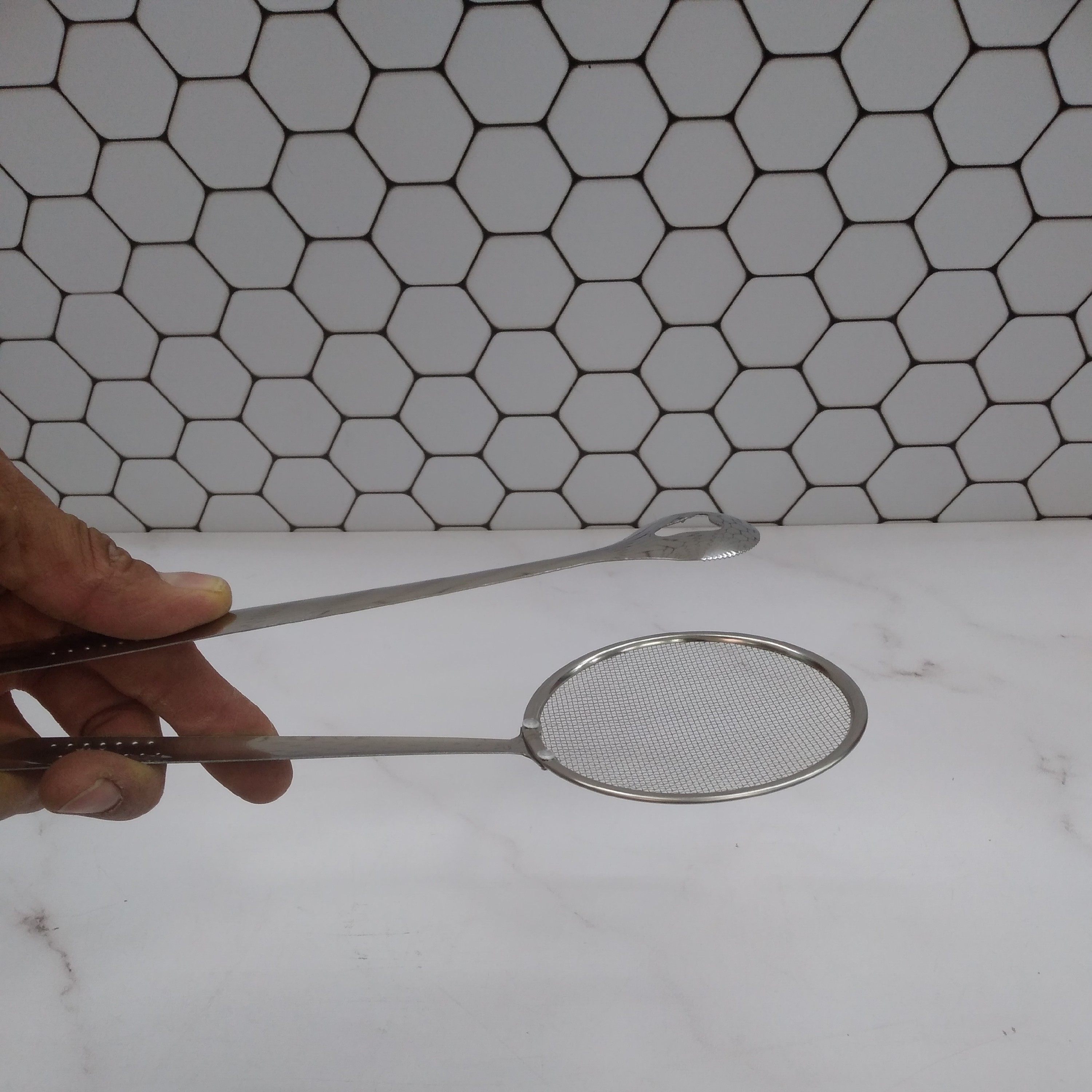 روغن گیر استیل-انبر روغن گیر دستی-بسیار سبک و کاربردی