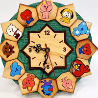 ساعت کودک نقاشی و معرق