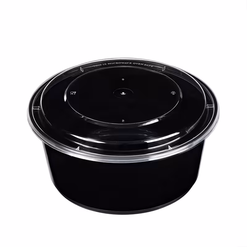 ظرف یکبار مصرف هات دلیوری 1500 گرد طب پلاستیک  ( عمده ( بسته های 150 عددی ))