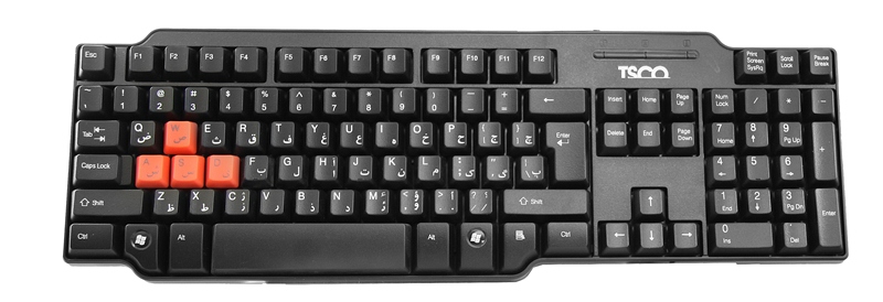 کیبورد با سیم تسکو مدل تی کی 8002