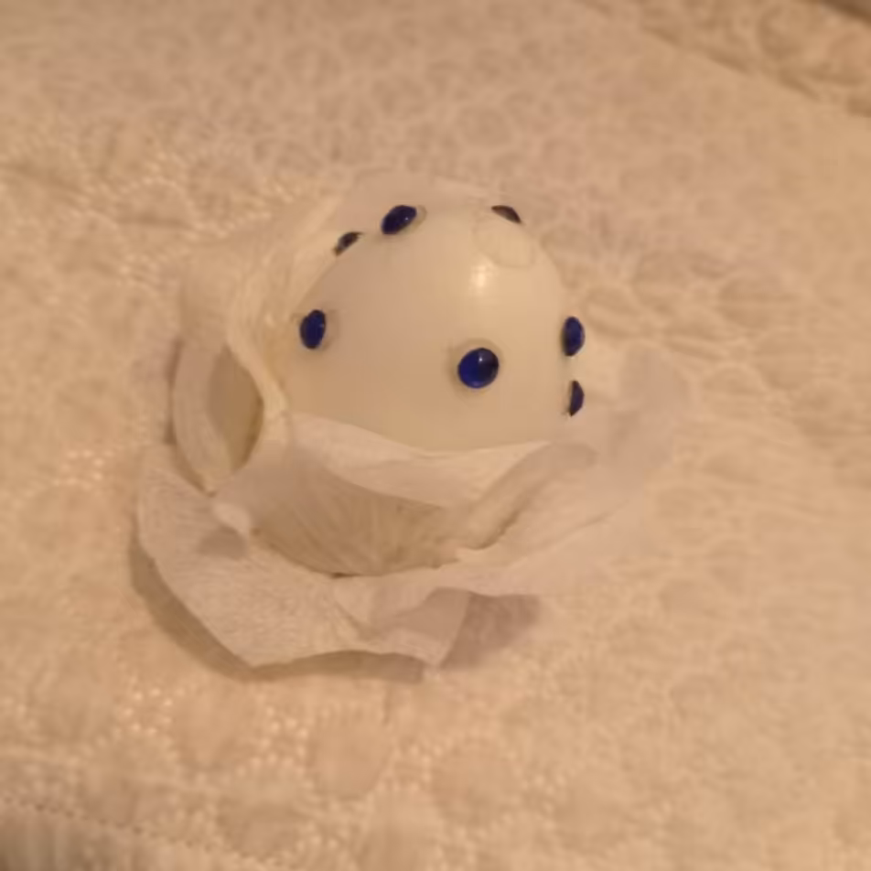 تخم مرغ تزیینی هفت سین نگین دار 