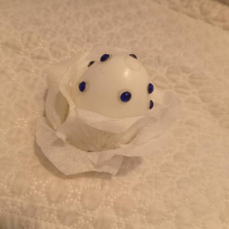 تخم مرغ تزیینی هفت سین نگین دار 