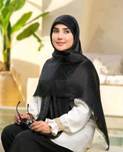 روسری طرح مربعی