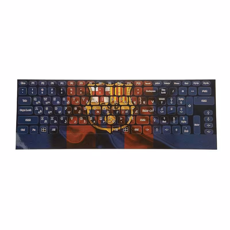 برچسب حروف فارسی فانتزی طرح بارسلونا کد 140