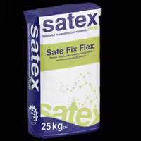چسب کاشی پودری پرسلان سفید ساتفیکس فلکس Ste Fix Flex کیسه 25 کیلویی
