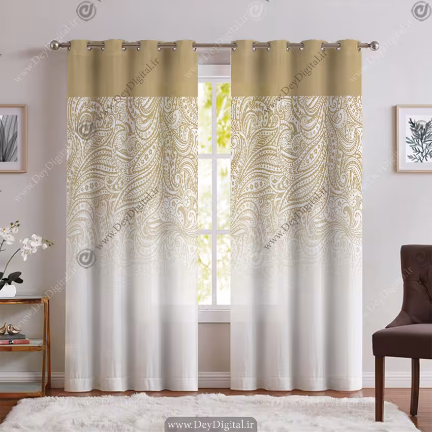 پرده پانچی نسکافه ای کد SA-2903