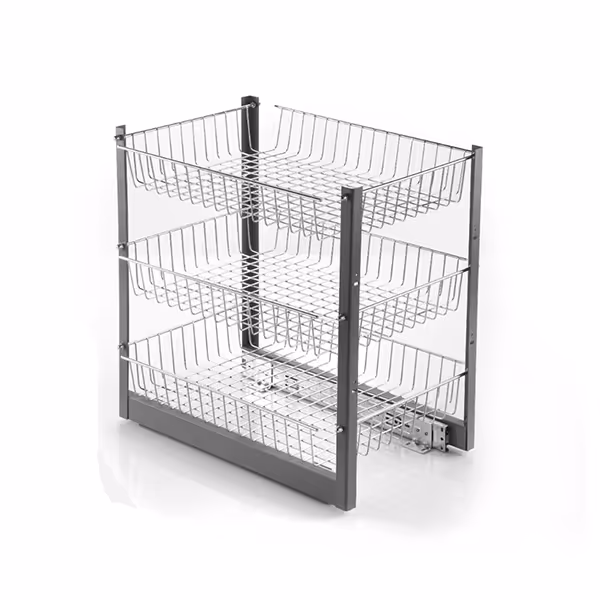 سبد سیب زمینی و پیاز کف ریل ثامن صنعت 3 طبقه