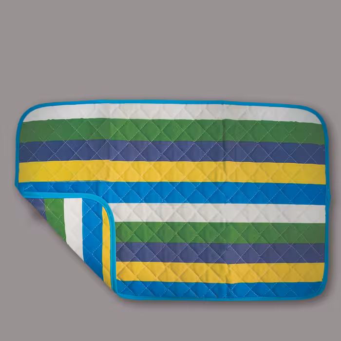 کنار سینک کتان طرح رابید آبی