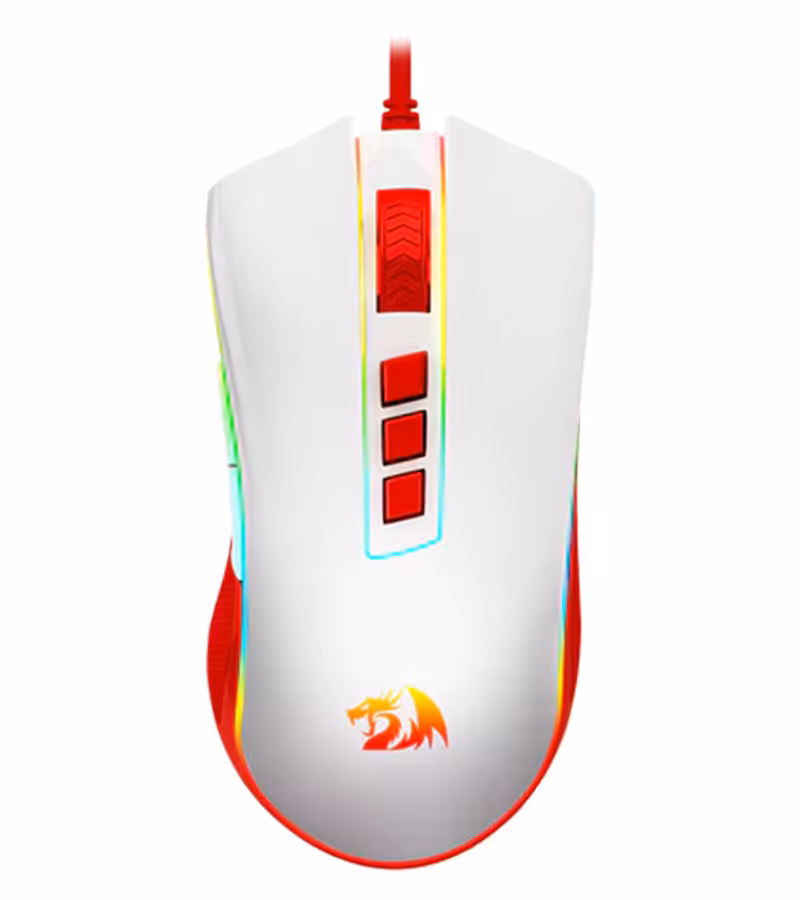 خرید ماوس ردراگون Redragon COBRA Red White M711C با بهترین قیمت