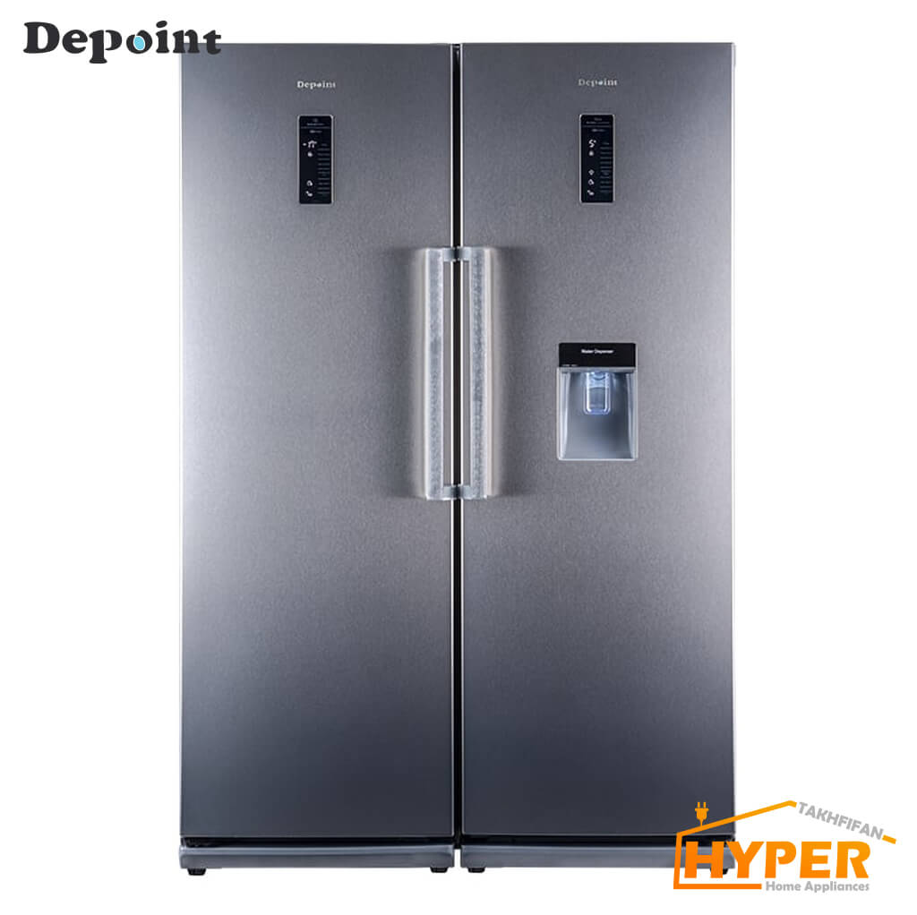 یخچال فریزر دوقلو دیپوینت D5IS نقره ای 40 فوت