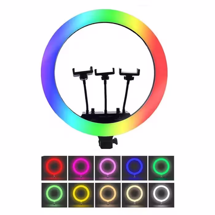 رینگ لایت (RGB - MJ 56) تضمین قیمت و تضمین اصل بودن کالا 