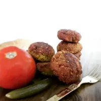 فلافل نیمه اماده