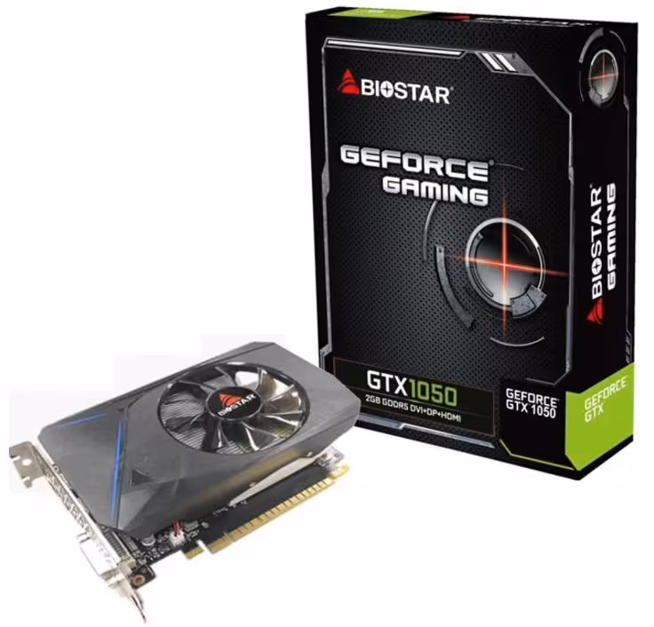 کارت گرافیک بایوستار مدل VN1055XFX1 GTX1050  با حافظه 2 گیگابایت