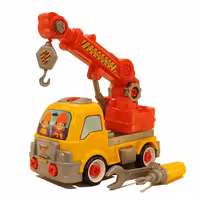 ماشین فکری جرثقیل فکری تسما-همراه با پیچ گوشتی و آچار-ماشین اسباب بازی